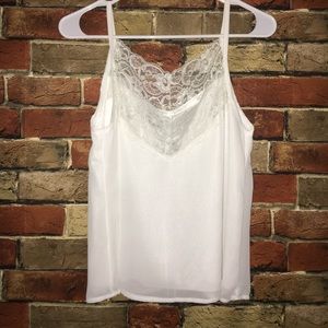 White camisole.